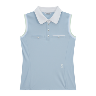 Women's Mellow Collar Sleeveless Polo CHUCUCHU