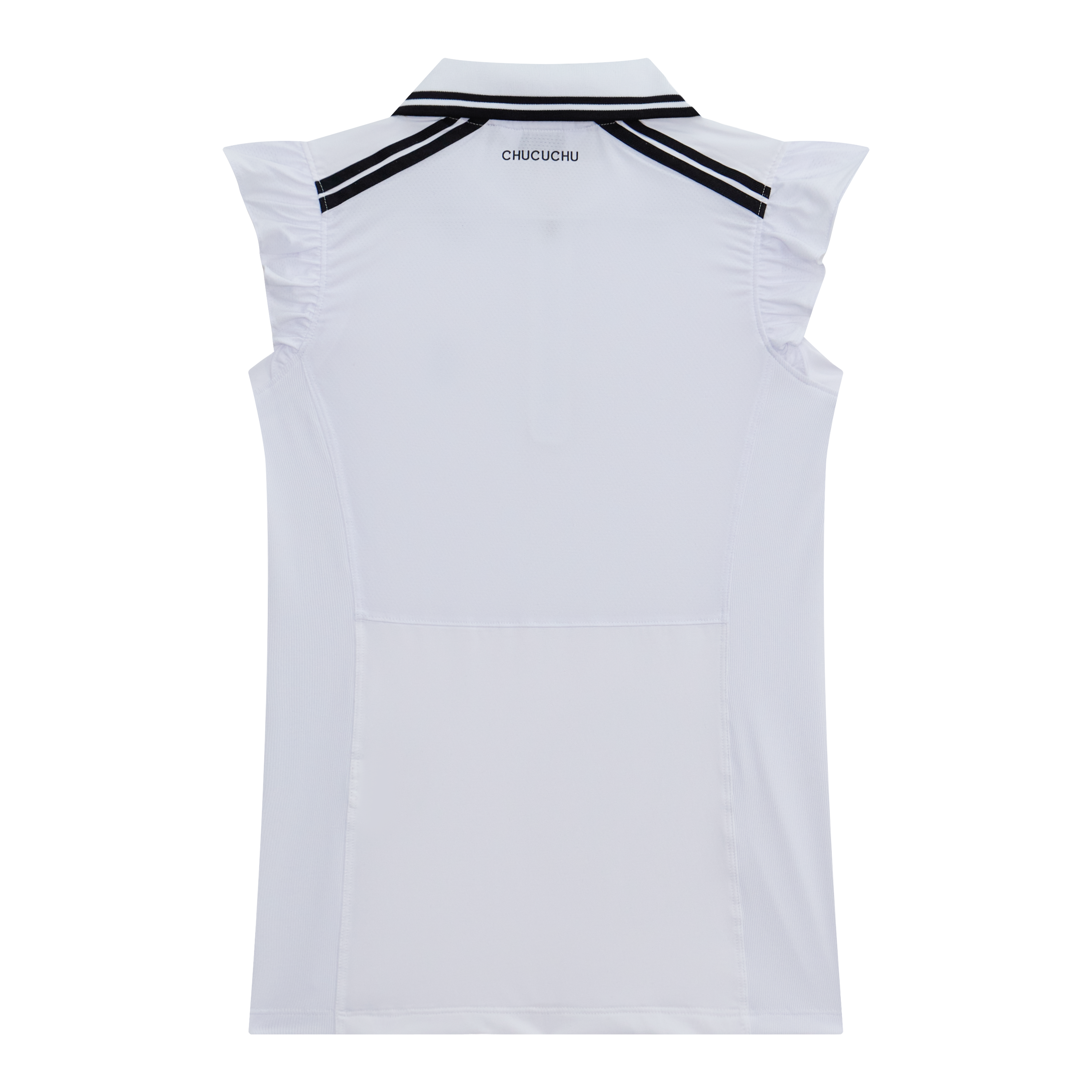 Women's Ruffle Sleeveless Polo