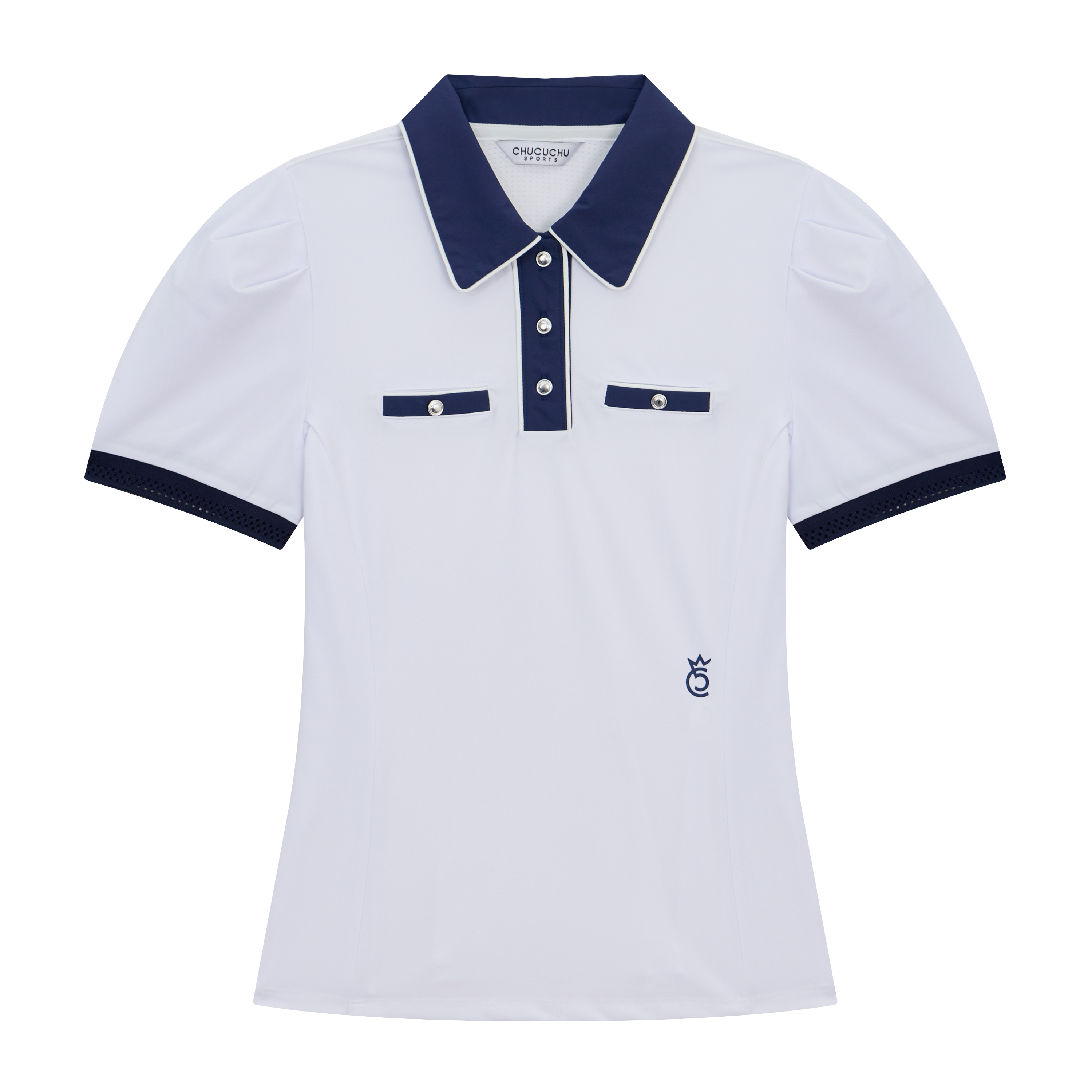 Women's Puff Short Sleeve Polo