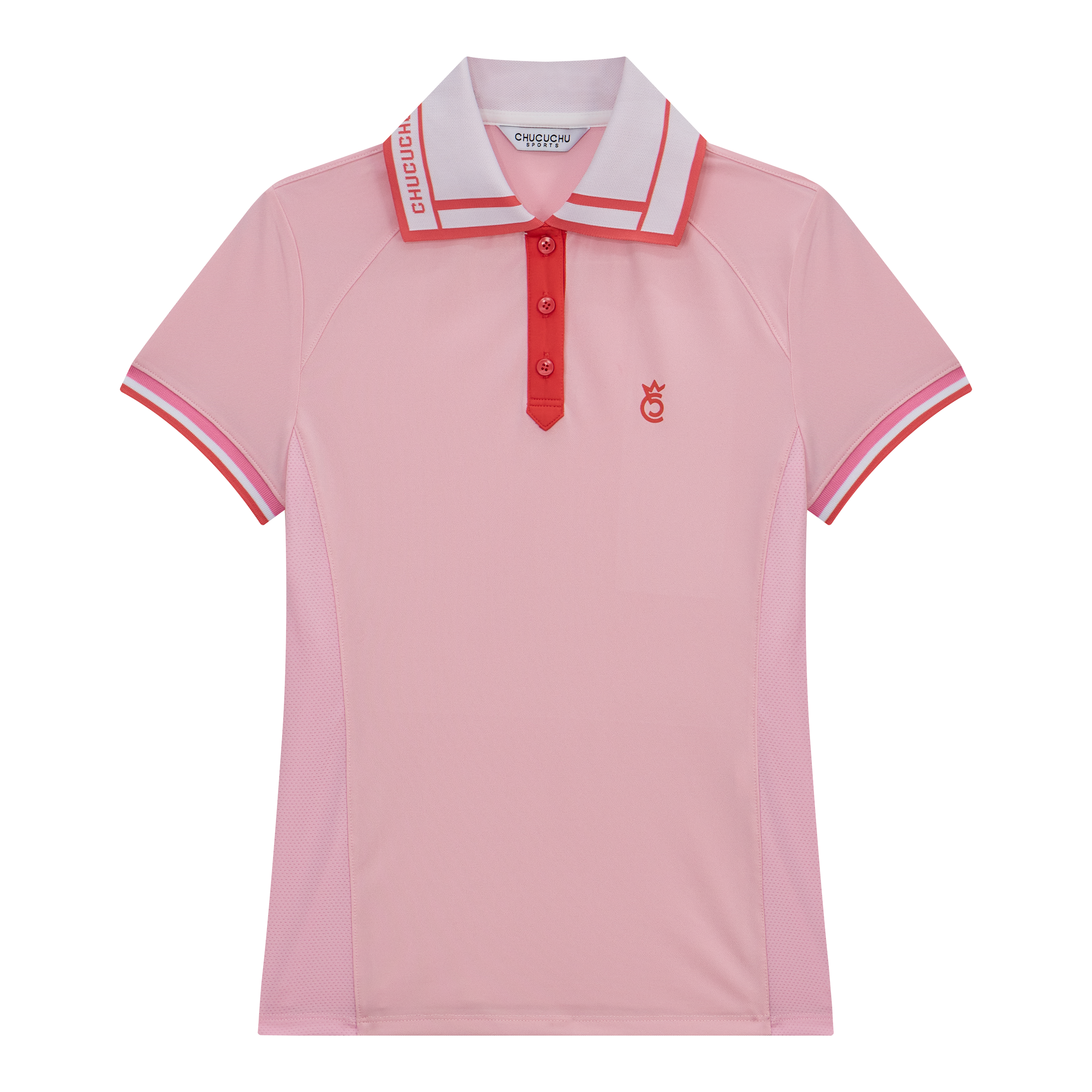 Women's Contrast Collar Short Sleeve Polo