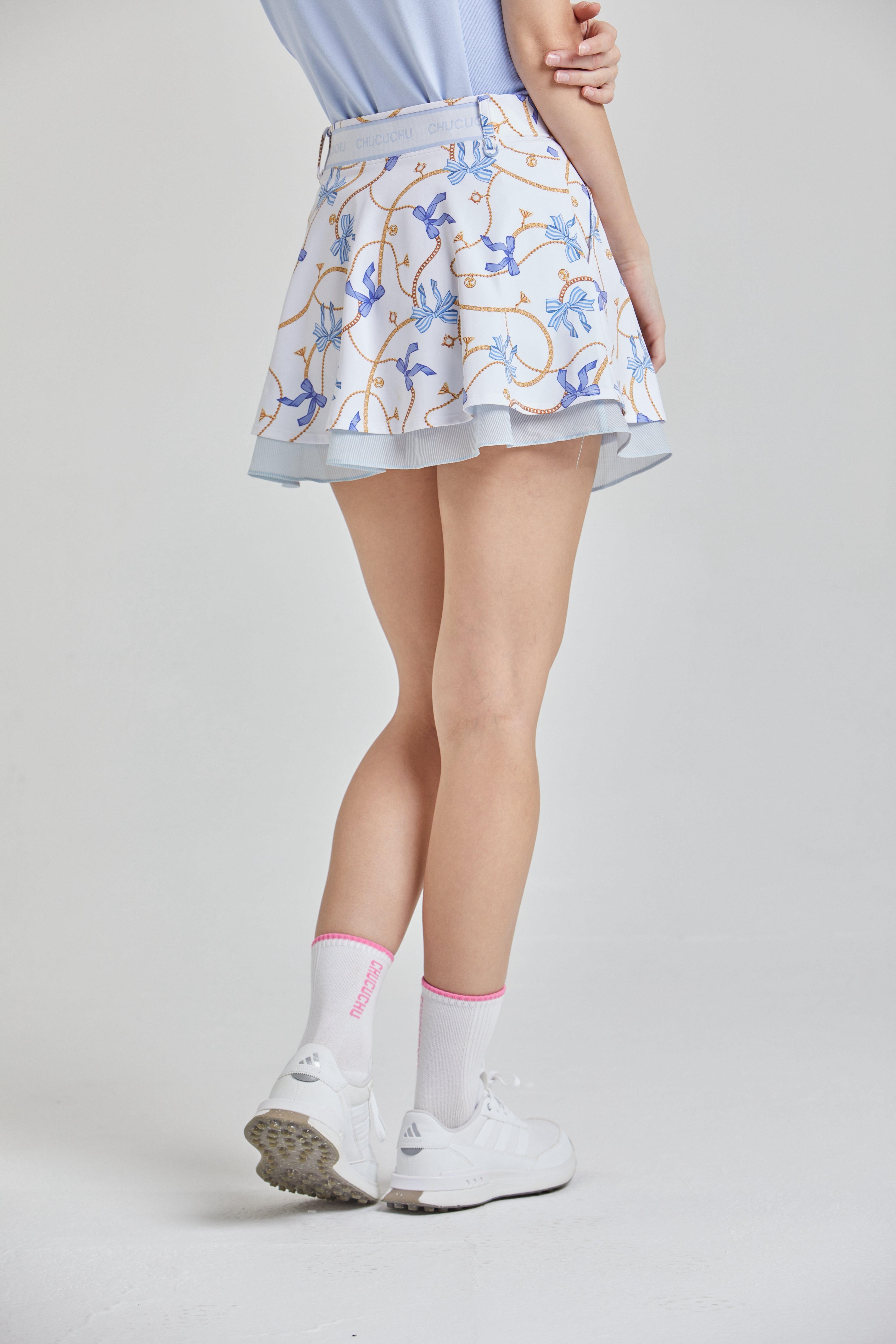 Women's AOP Bow Skirt