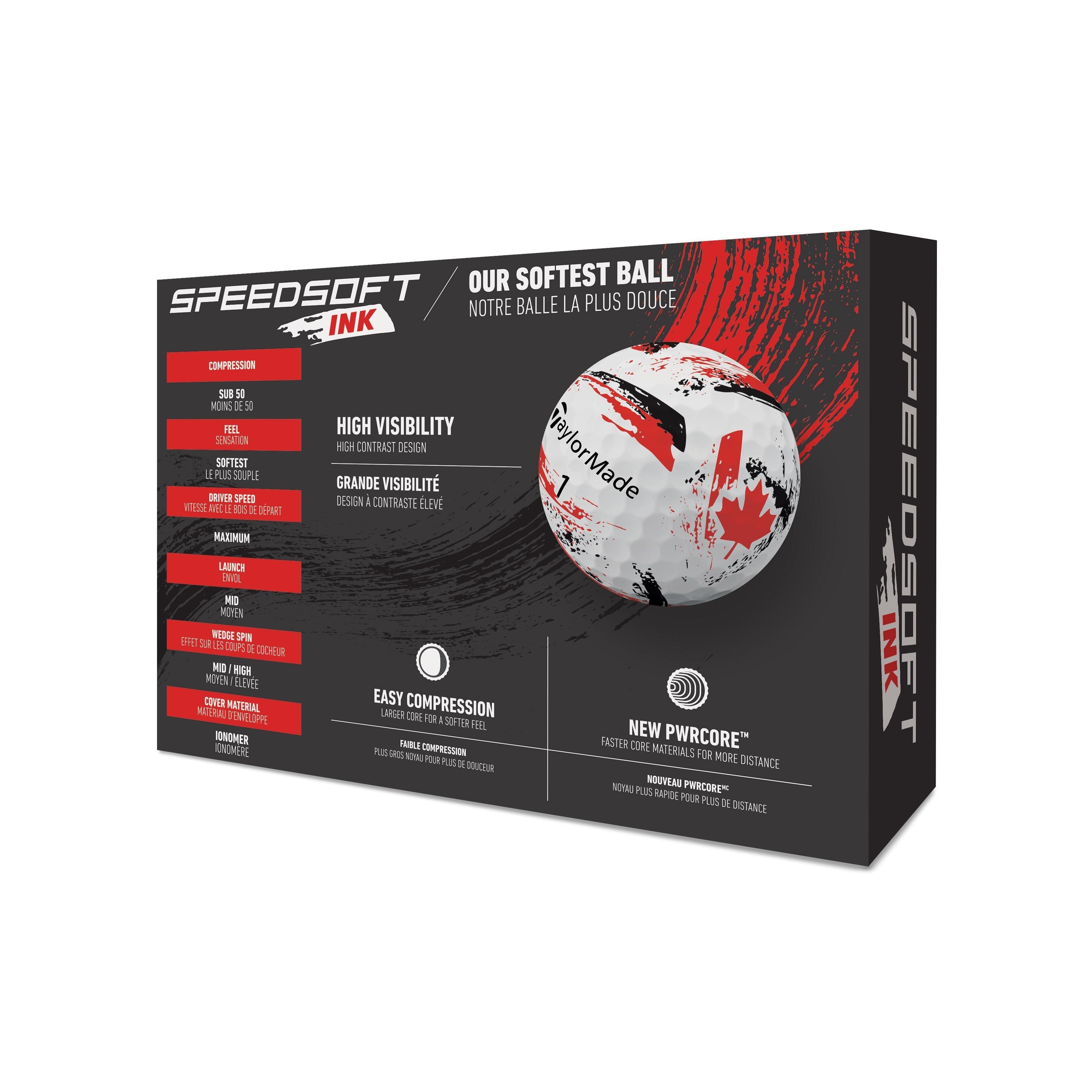 Speedsoft Ink Golf Balls - Canada