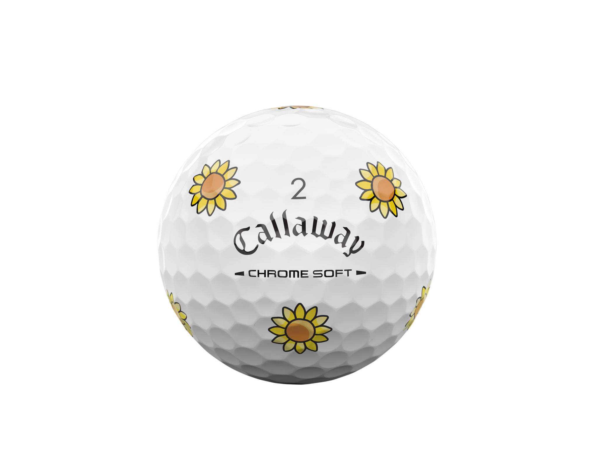 Limited Edition - Chrome Soft Golf Balls - Flowers