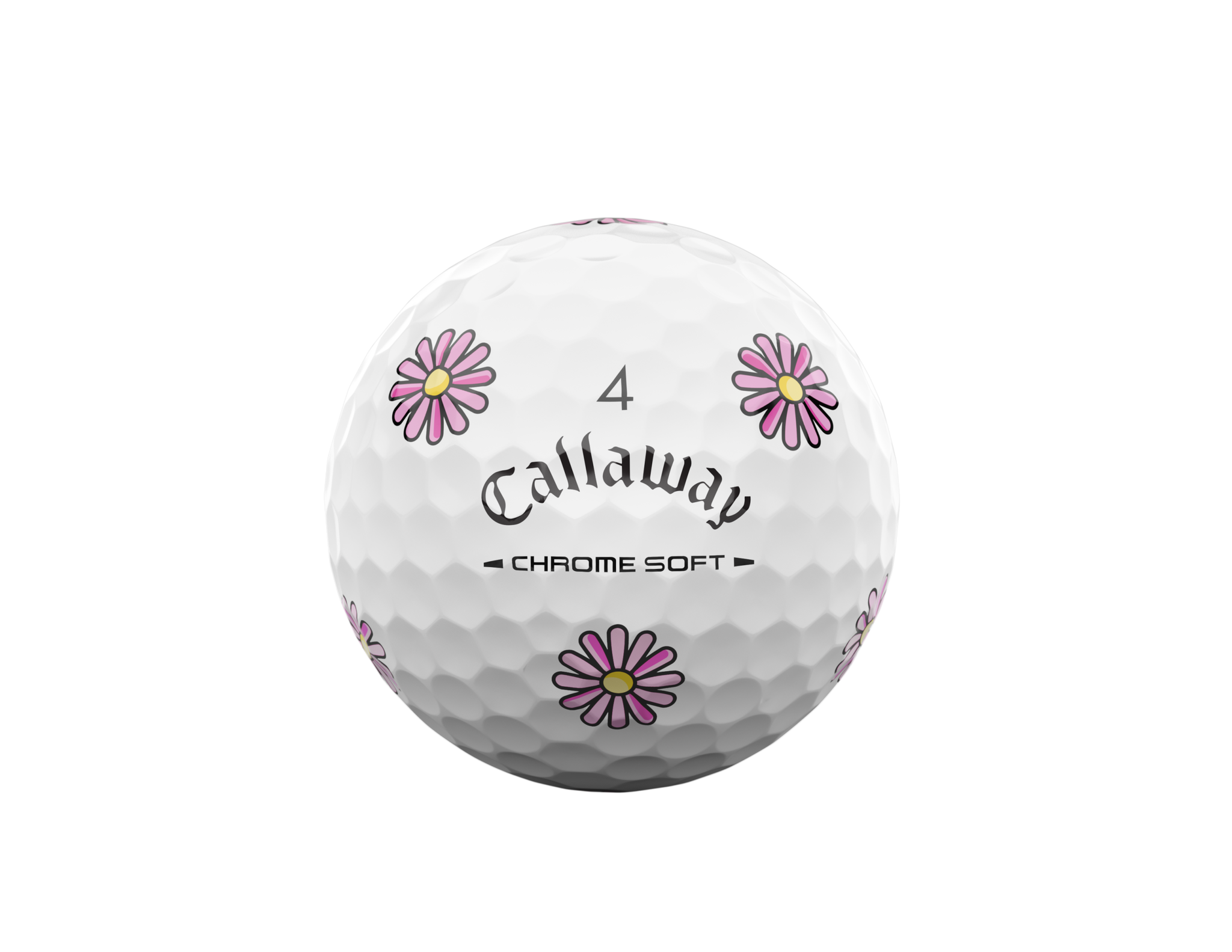 Limited Edition - Chrome Soft Golf Balls - Flowers