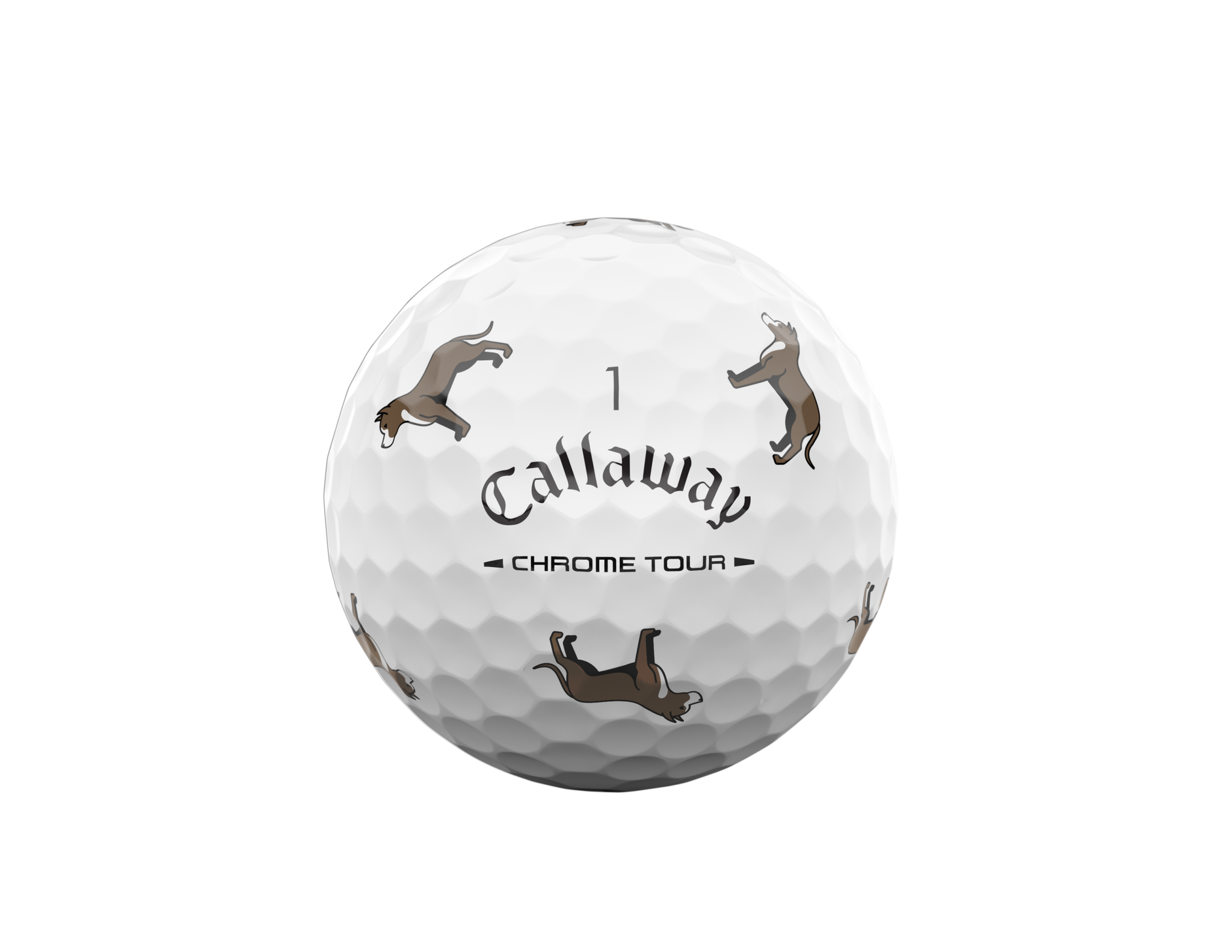 Limited Edition - Chrome Tour Golf Balls Dogs