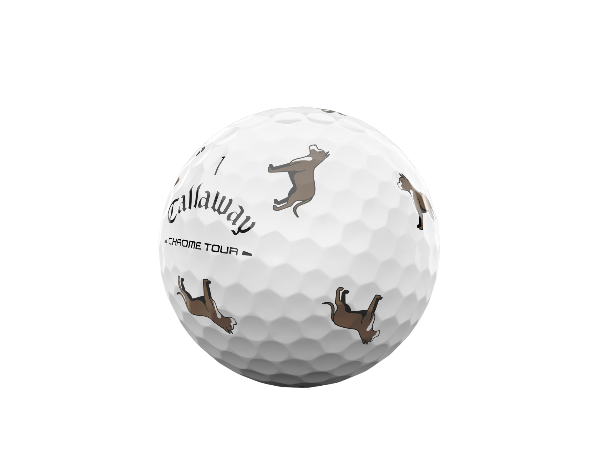 Limited Edition - Chrome Tour Golf Balls Dogs