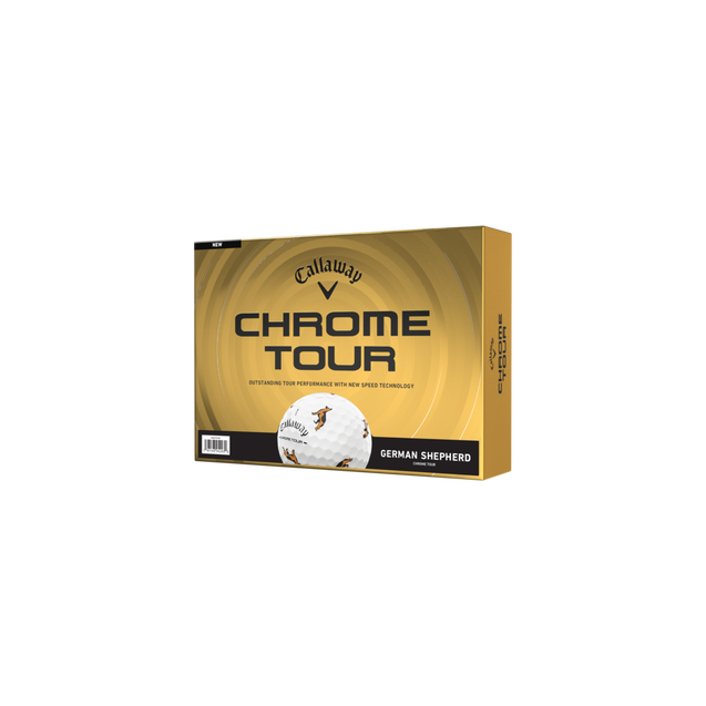 Limited Edition - Chrome Tour Golf Balls - Dogs CALLAWAY