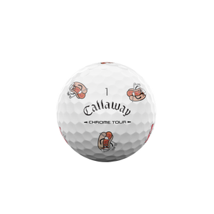 Limited Edition - Chrome Tour Golf Balls - Hotdog CALLAWAY