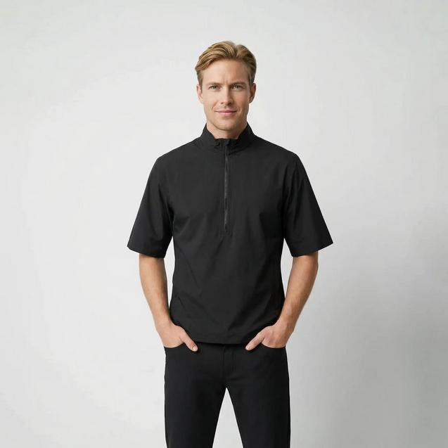 Men's Monsoon Short Sleeve Rain Jacket SUN MOUNTAIN