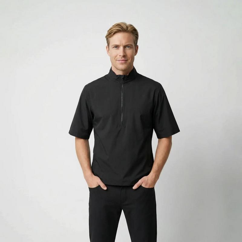 Men's Monsoon Short Sleeve Rain Jacket
