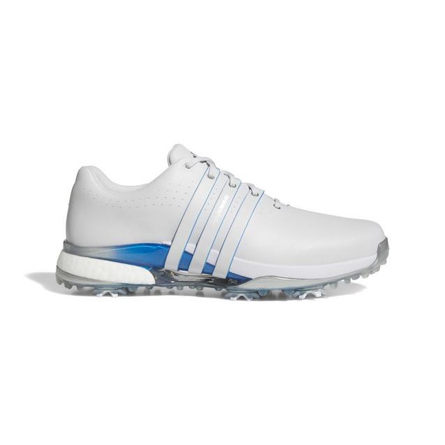 Men's Tour360 24 Spiked Golf Shoe - White/Blue ADIDAS