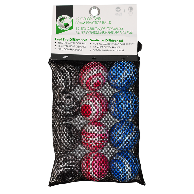 Swirl Foam Practice Balls JEF WORLD OF GOLF
