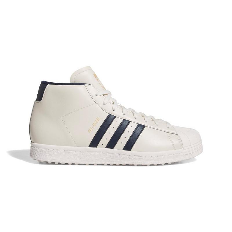 Men's Pro Model Spikeless Golf Shoe - White/Navy