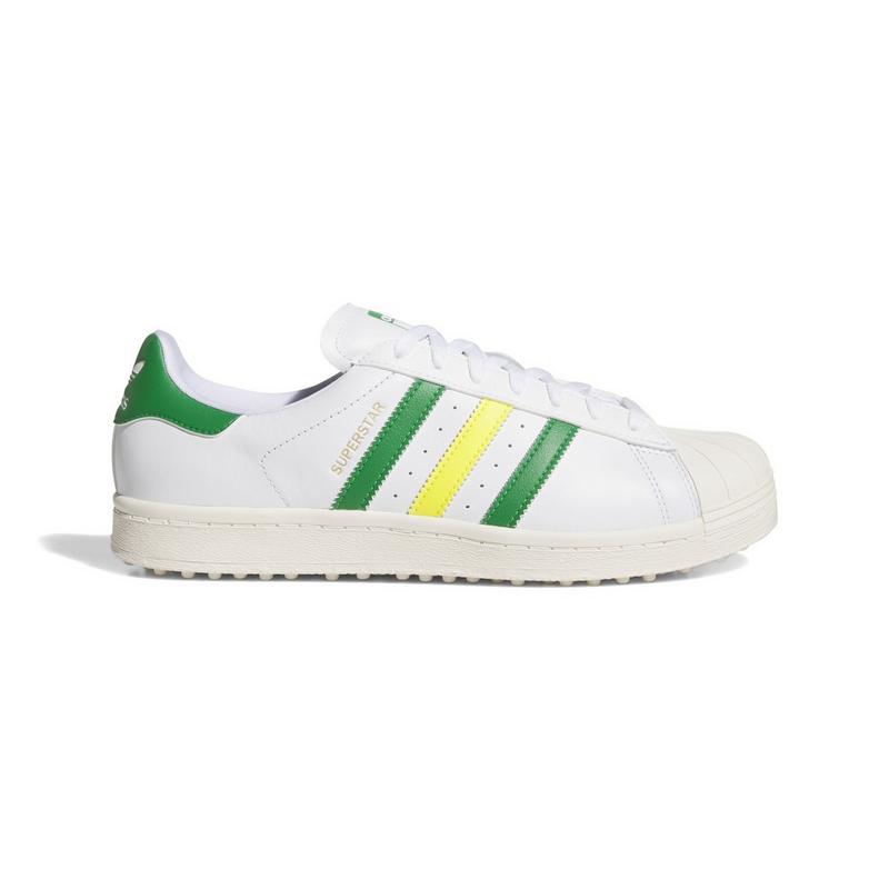Men's Superstar Spikeless Golf Shoe - White/Green/Yellow