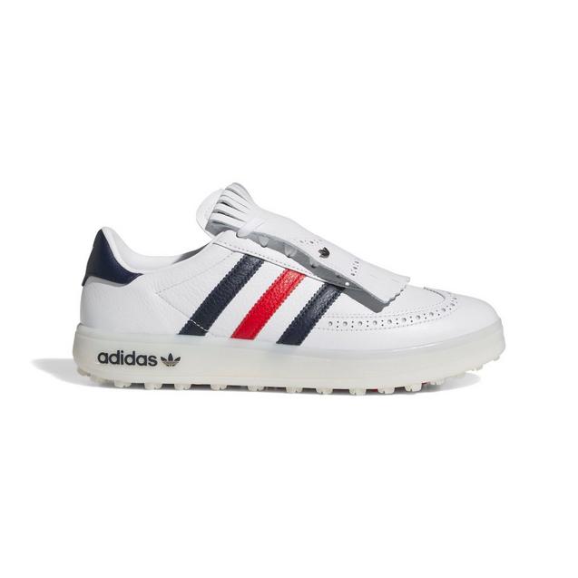 Men's Course Cup Spikeless Golf Shoe - White/Navy/Red ADIDAS