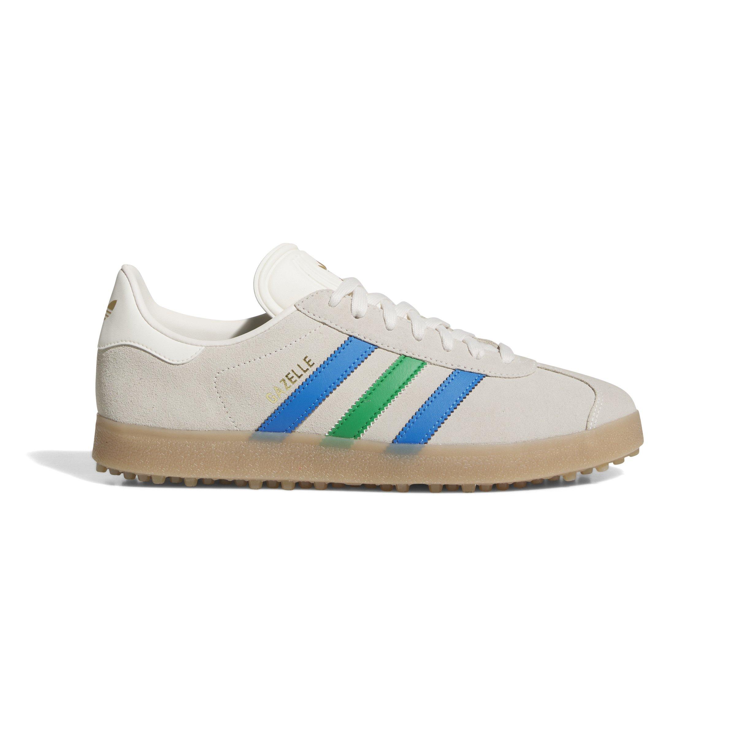 Gazelle Spikeless Golf Shoe - White/Green/Blue