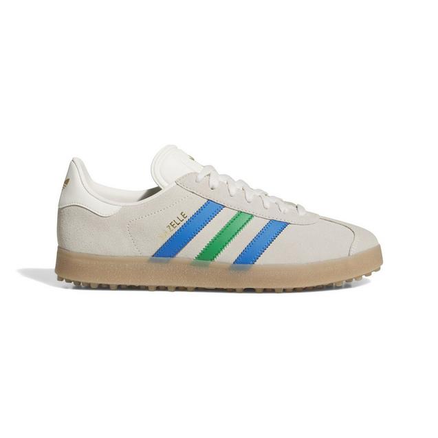 Gazelle Spikeless Golf Shoe - White/Green/Blue ADIDAS