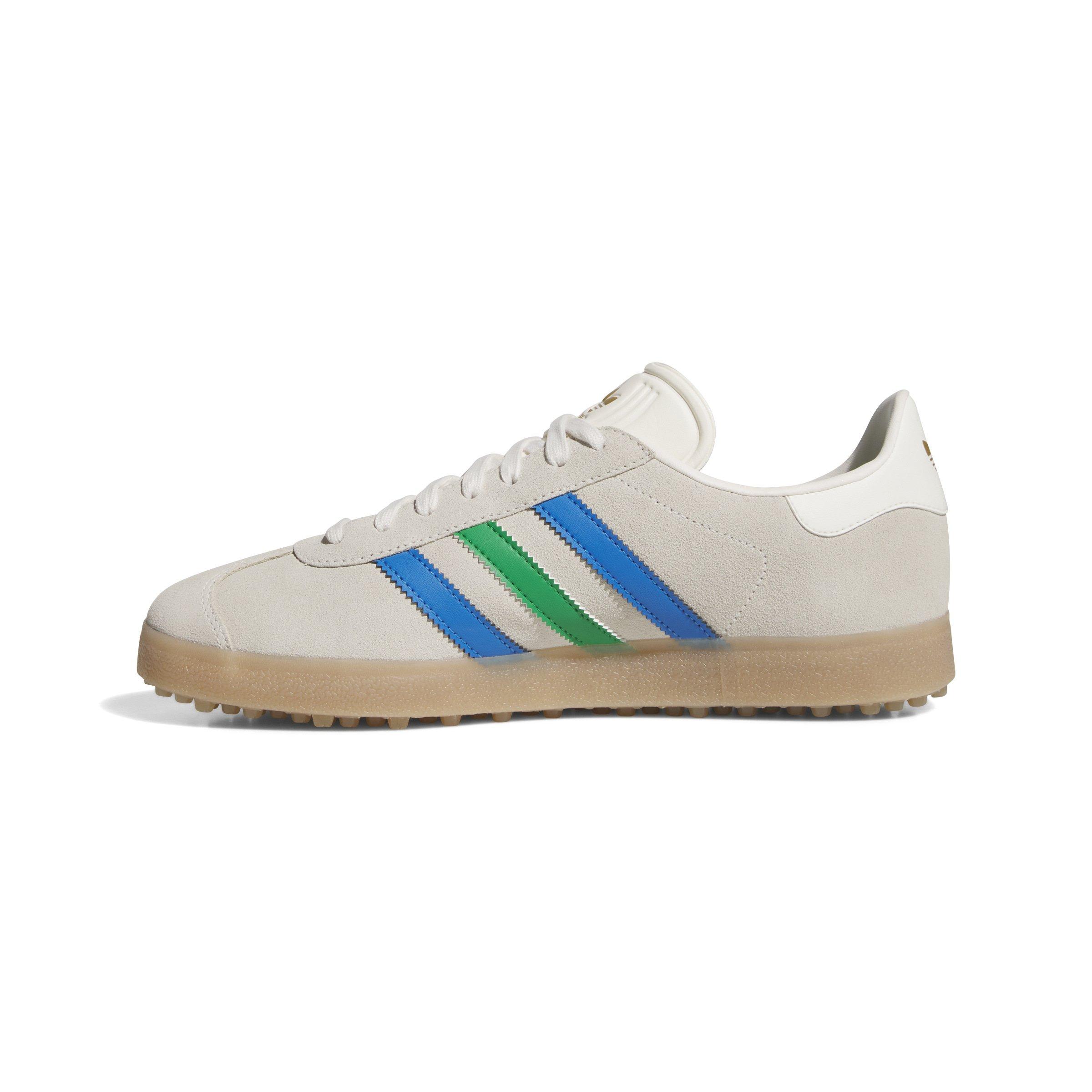 Gazelle Spikeless Golf Shoe - White/Green/Blue