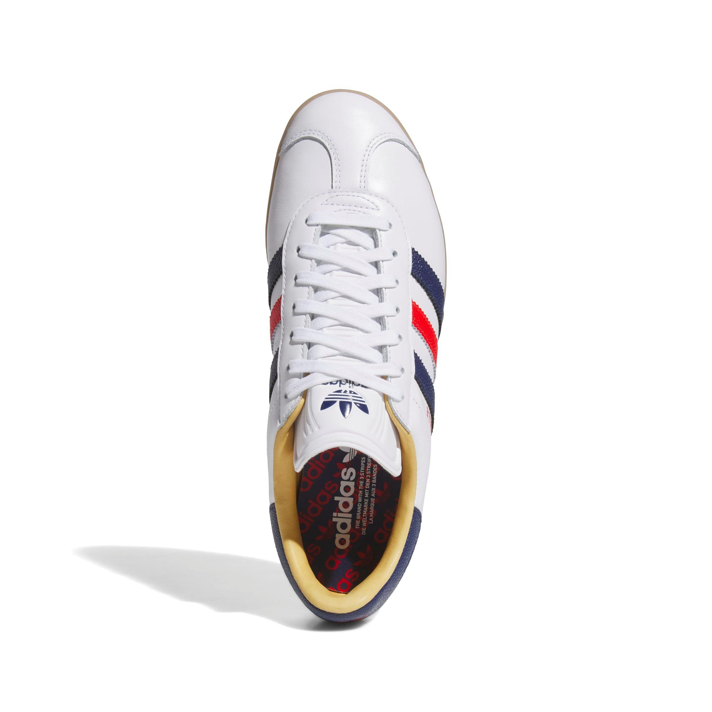 Men's Gazelle Spikeless Golf Shoe - White/Navy/Red