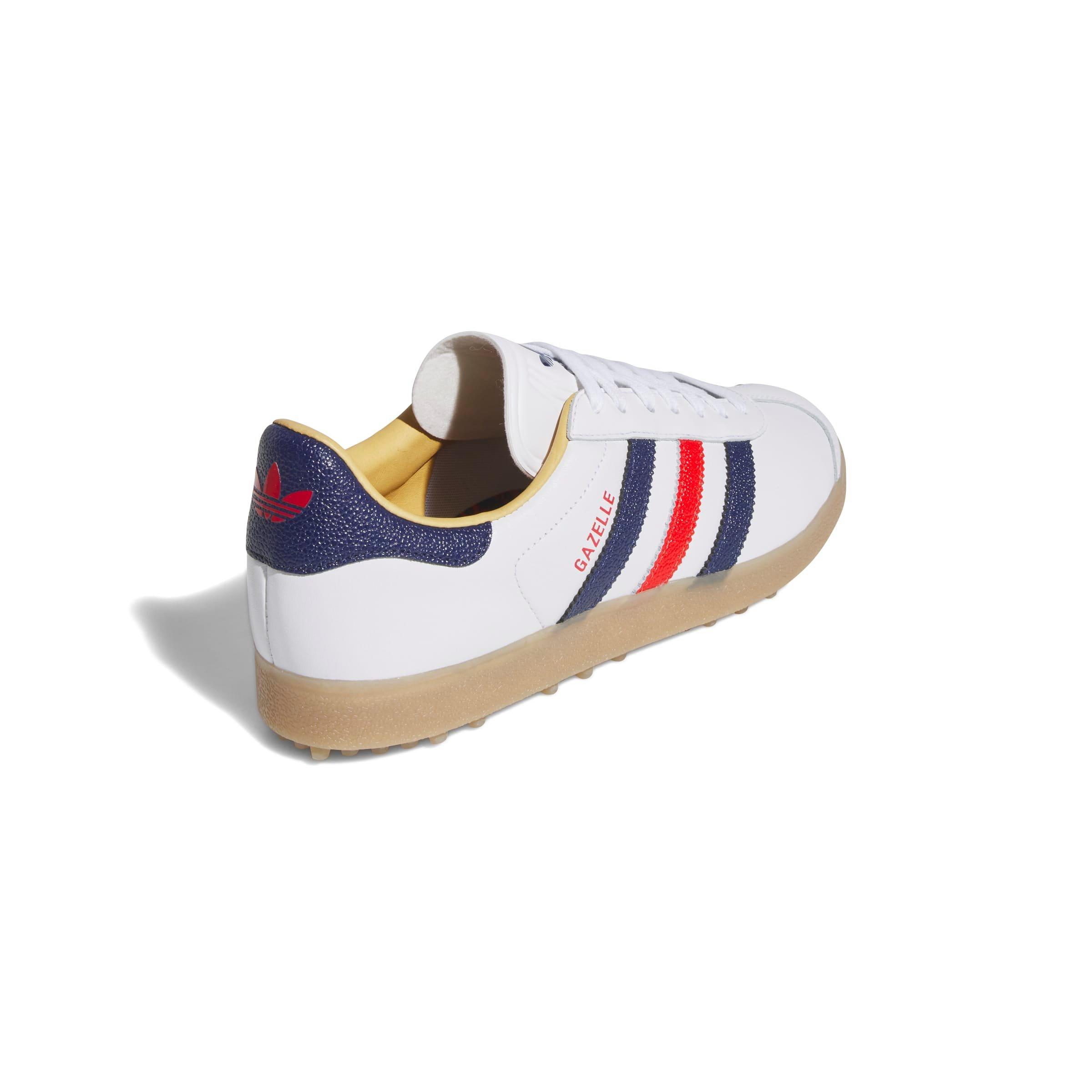 Men's Gazelle Spikeless Golf Shoe - White/Navy/Red