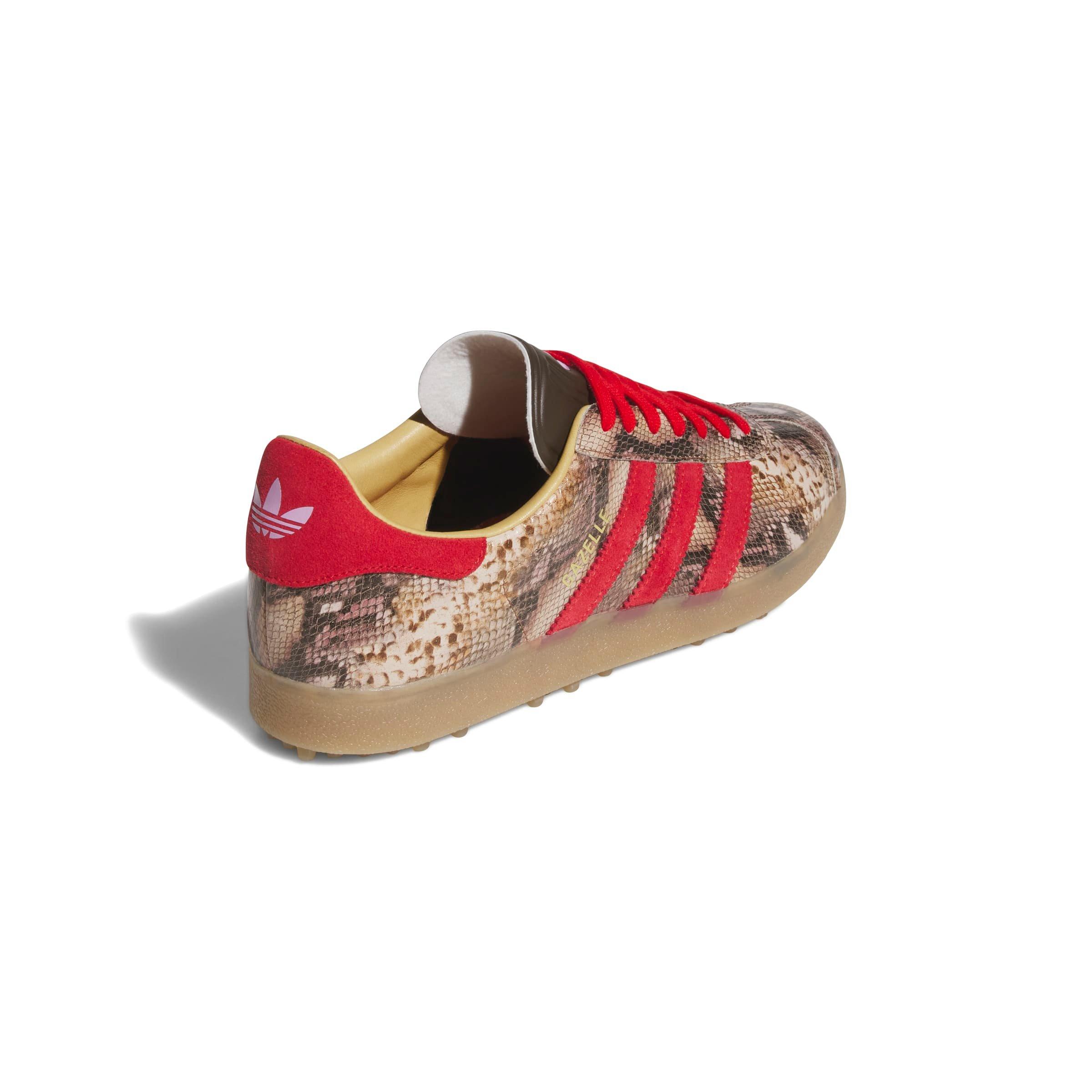 Men's Gazelle LUX Spikeless Golf Shoe - Brown/Red
