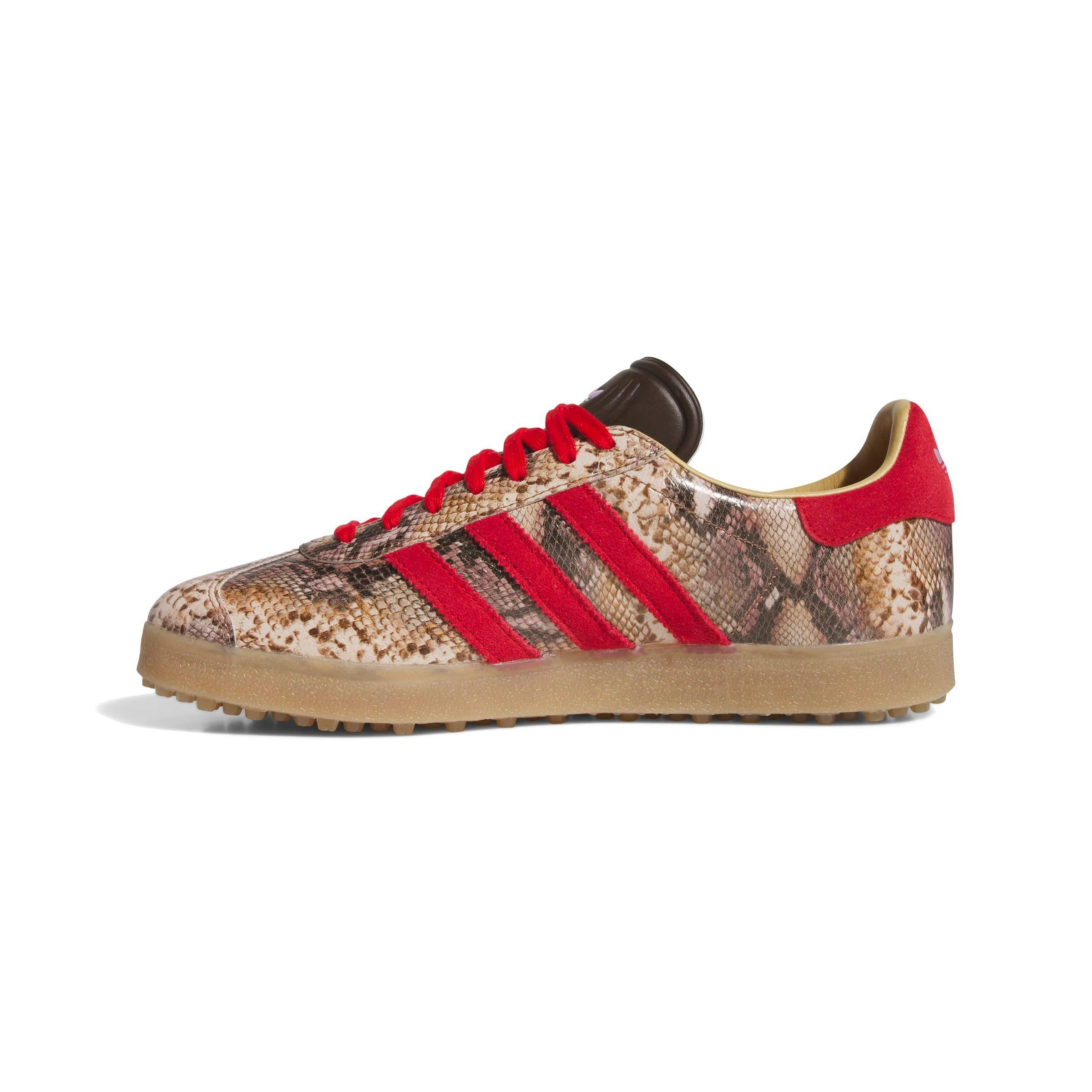 Men's Gazelle LUX Spikeless Golf Shoe - Brown/Red