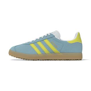Chaussures Gazelle sans crampons pour femmes - Bleu/Jaune ADIDAS