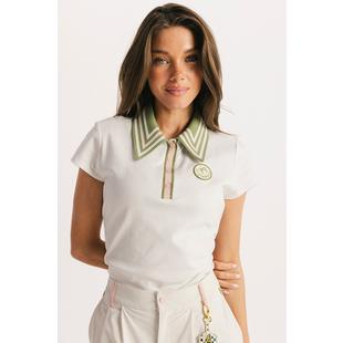 Women's Barbie Short Sleeve Polo FORE ALL
