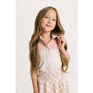 Girl's Barbie Moore Short Sleeve Polo FORE ALL