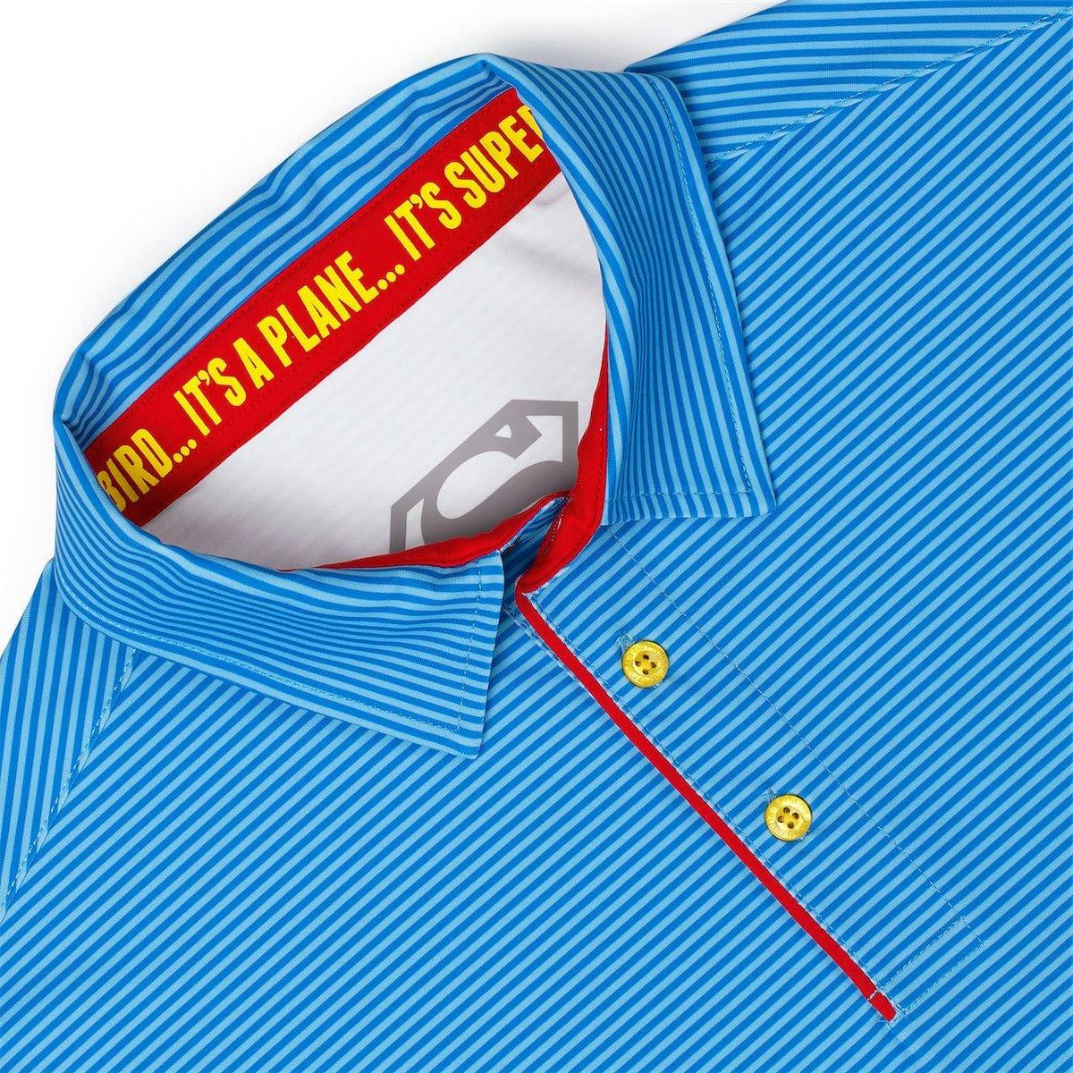 Men's Superman Logo Short Sleeve Polo