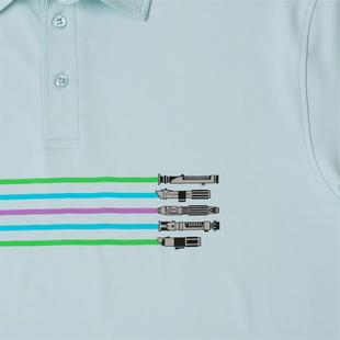 Men's Star Wars Jedi Stripes Short Sleeve Polo BREAKFAST BALLS