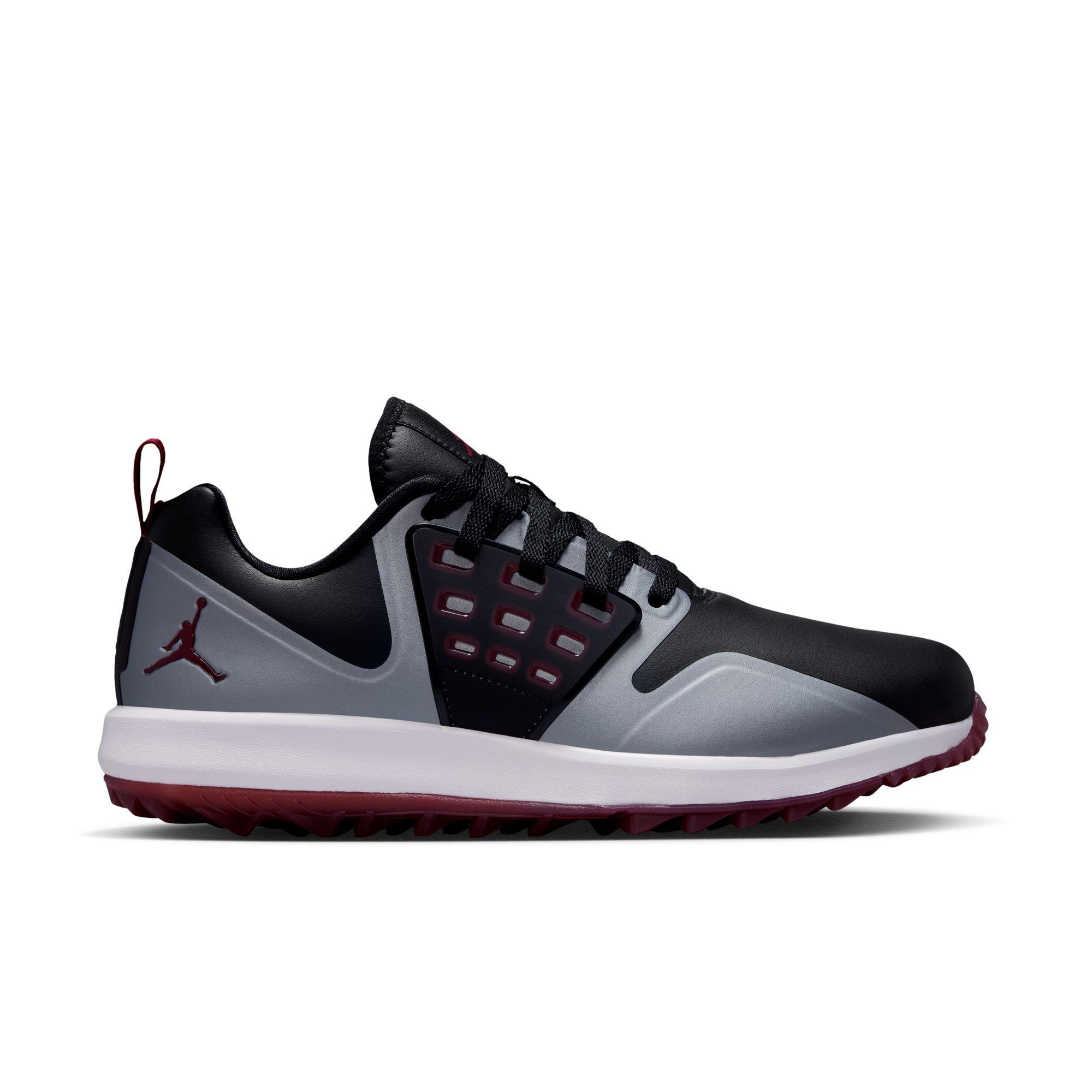 Air Jordan Grind Spikeless Golf Shoe - Black/Grey/Red