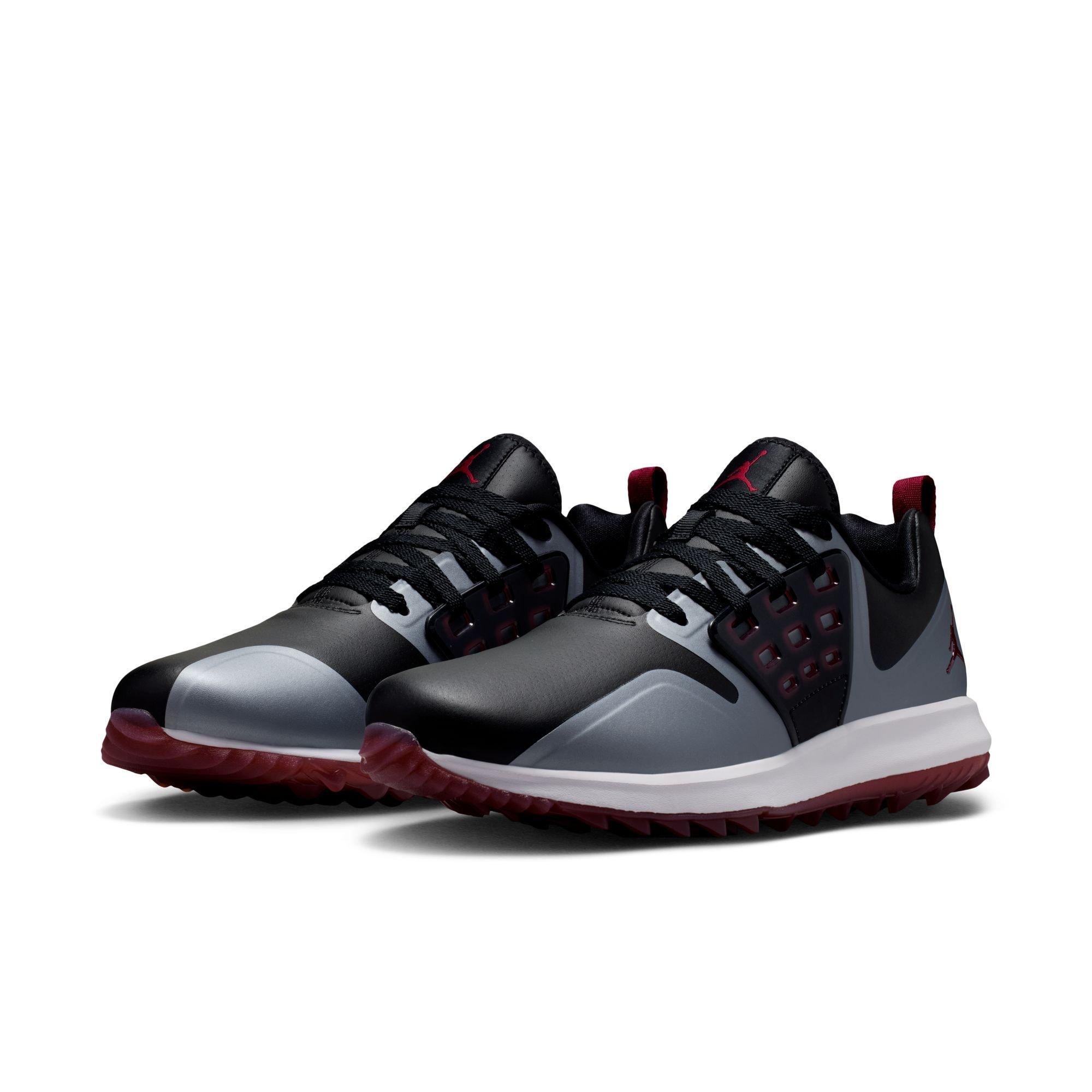 Air Jordan Grind Spikeless Golf Shoe - Black/Grey/Red