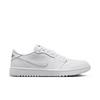 Chaussures de golf sans crampons Air Jordan 1 Low G - Blanc/Gris