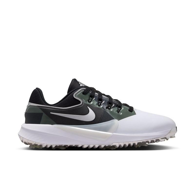 Victory Pro 4 NRG The Open Spiked Golf Shoe - White/Black/Silver/Green