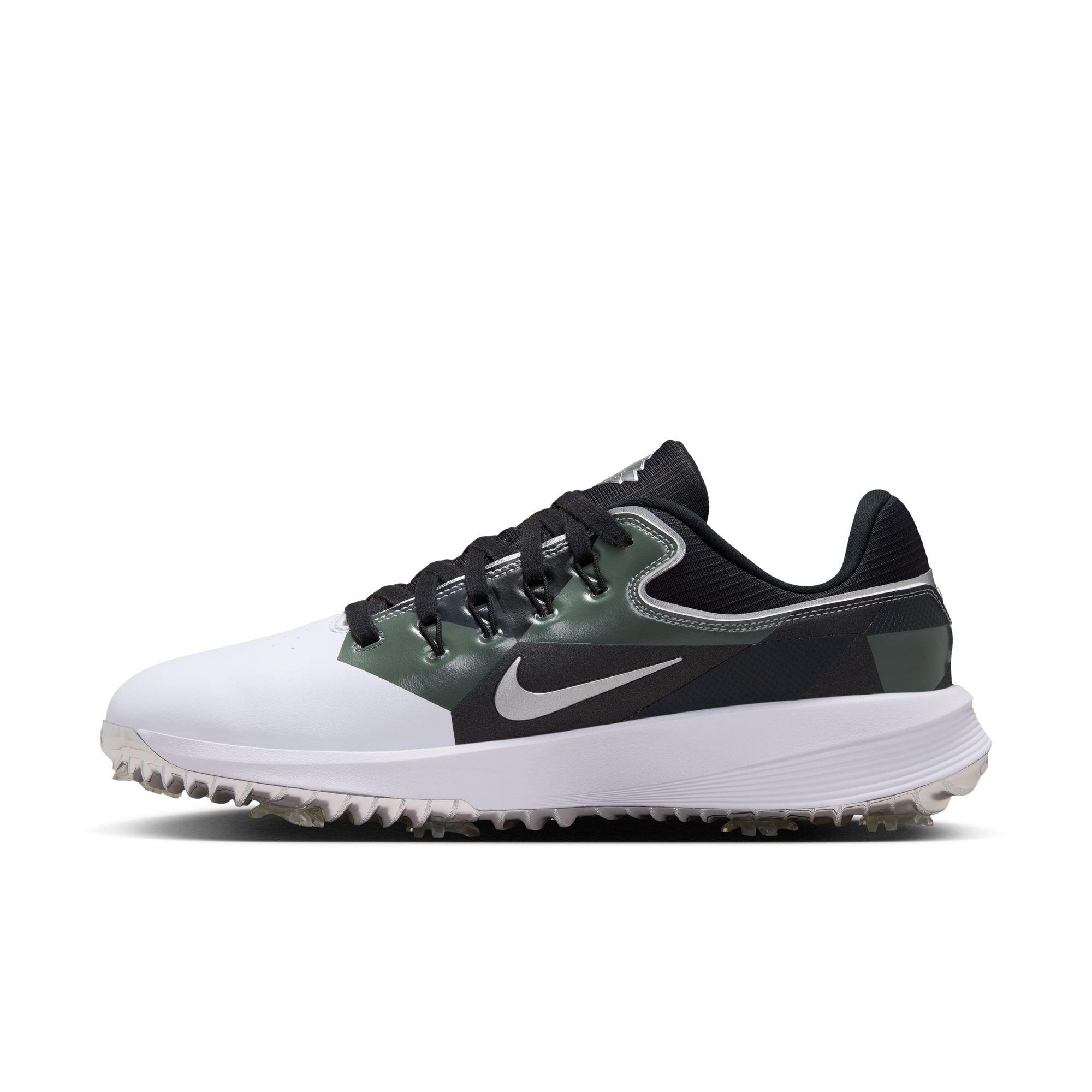 Victory Pro 4 NRG The Open Spiked Golf Shoe - White/Black/Silver/Green