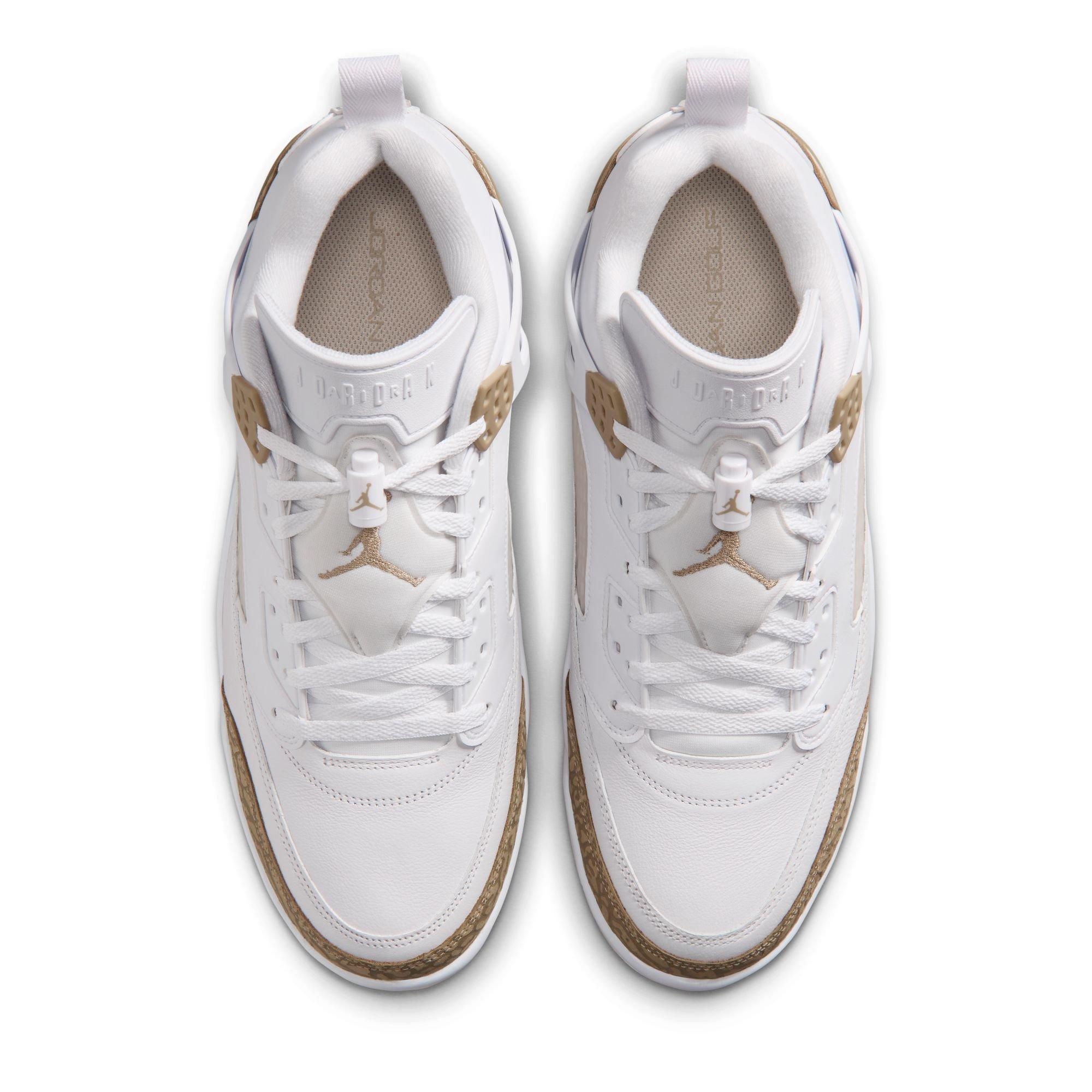 Jordan Spizike G Spiked Golf Shoe - White/Brown