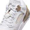 Chaussures de golf &agrave; crampons Jordan Spizike G - Blanc/Marron