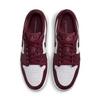 Chaussures de golf Air Jordan 1 Low G &agrave; crampons - Blanc/Bordeaux/Or