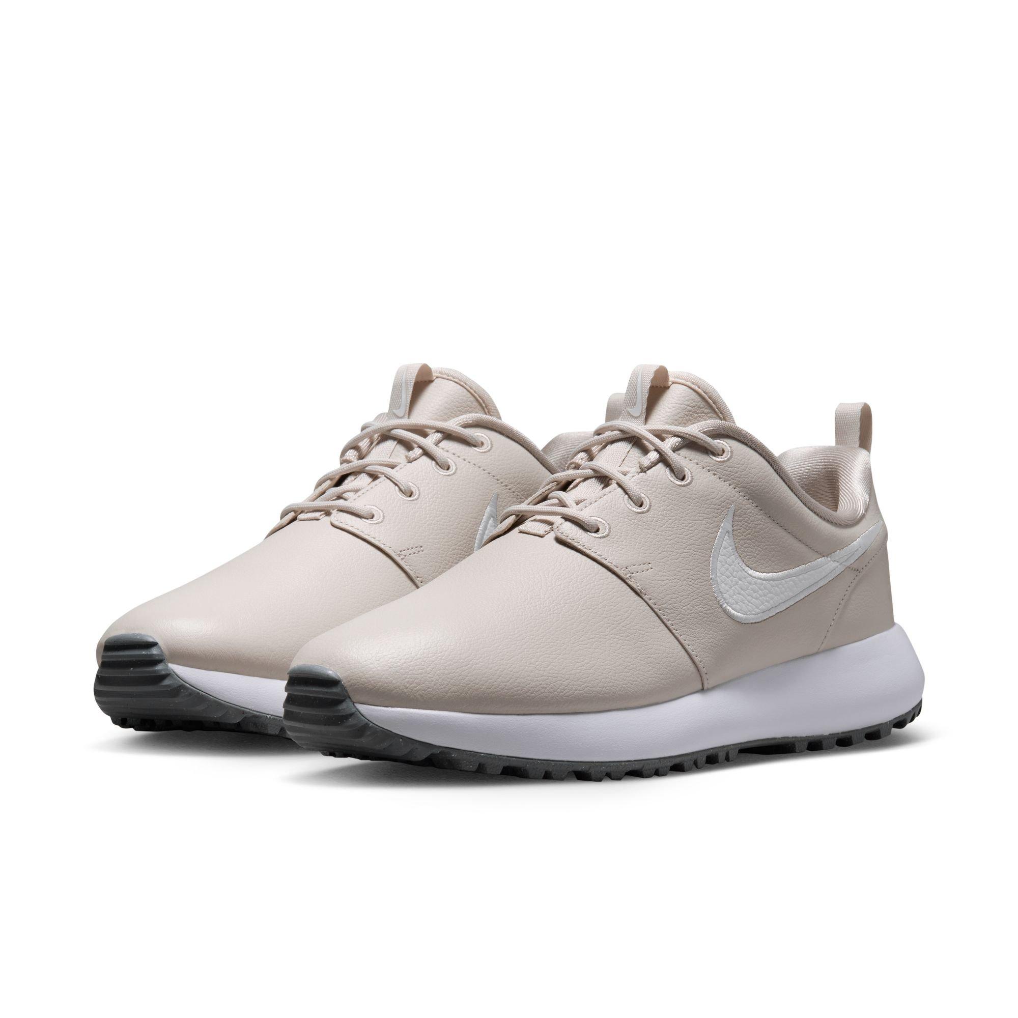 Roshe G PRM Spikeless Golf Shoe - Beige/Pink