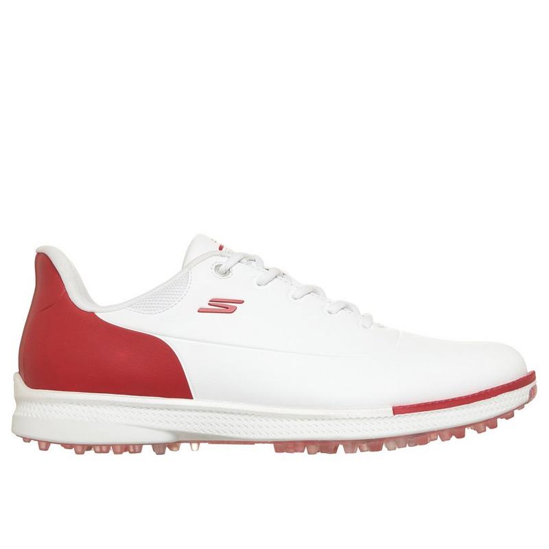 Women's Brooke LE Go Golf Jasmine 2 GF Spikeless Golf Shoe - White/Red