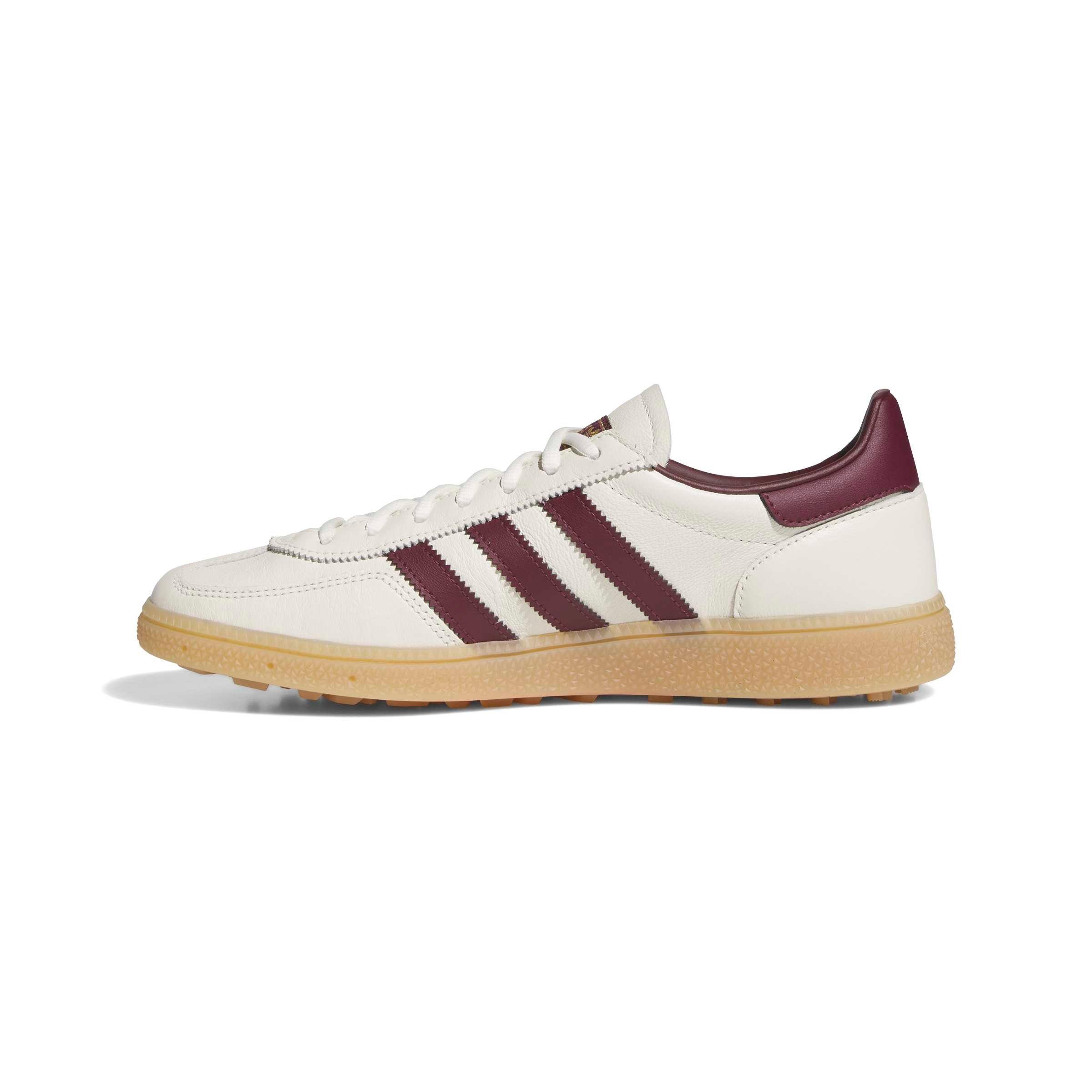 Men's Spezial Spikeless Golf Shoe - Off-White/Maroon