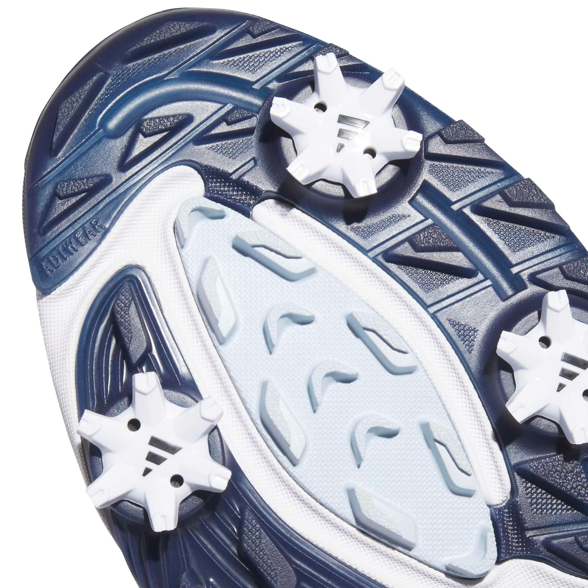 Men's adiPower Spiked Golf Shoe - White/Blue/Navy