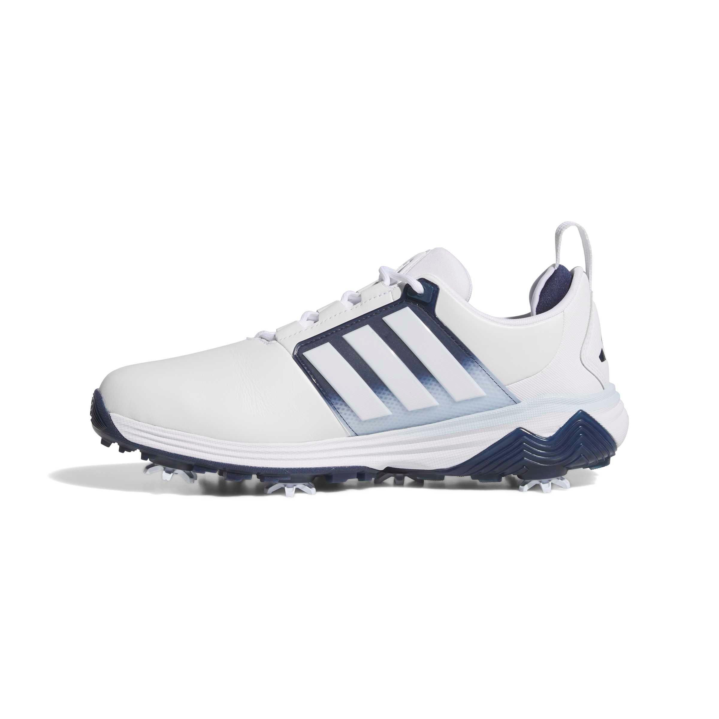 Men's adiPower Spiked Golf Shoe - White/Blue/Navy