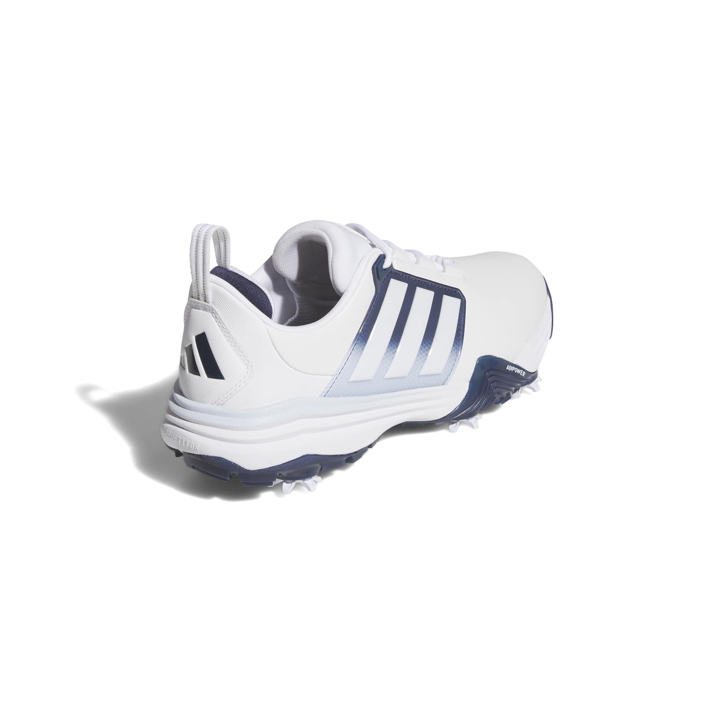 Men's adiPower Spiked Golf Shoe - White/Blue/Navy