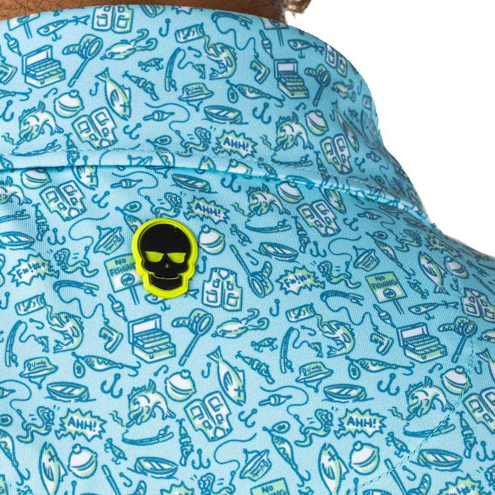 Men's Gone Fishing Short Sleeve Polo
