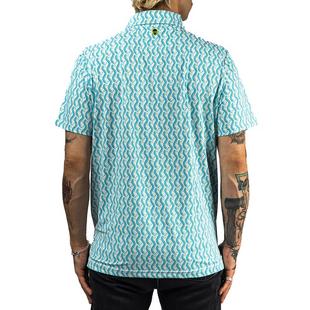 Men's Cup Snake Short Sleeve Polo SWAG GOLF