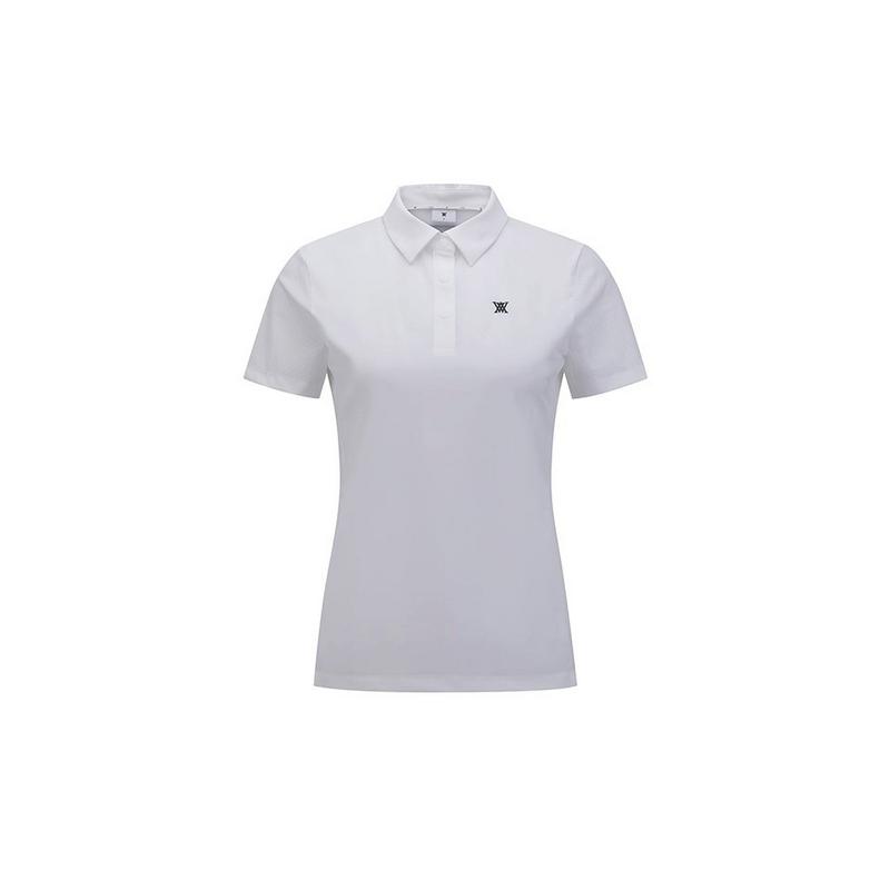Women's Hybrid Solid Short Sleeve Polo