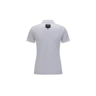 Women's Hybrid Solid Short Sleeve Polo ANEW