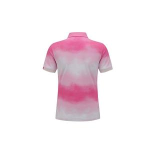 Women's Aurora Pattern Short Sleeve Polo ANEW